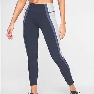 NWOT Athleta Colorblock Contender leggings L tall